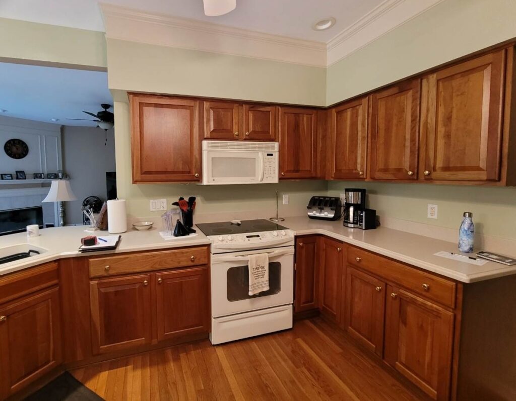 Condo kitchen remodel - before stove