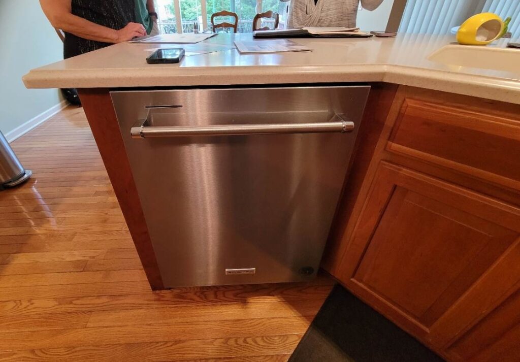 Condo kitchen remodel - before dishwasher