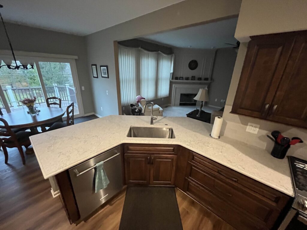 Condo kitchen remodel - after sink