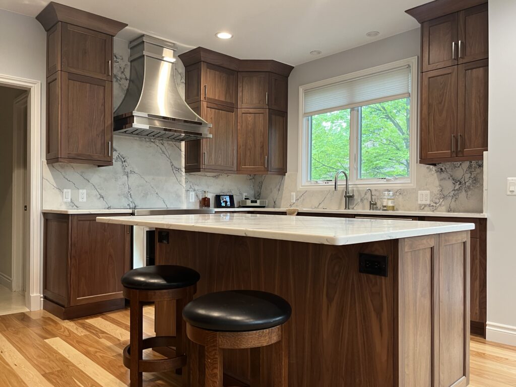 Plymouth kitchen remodel - island