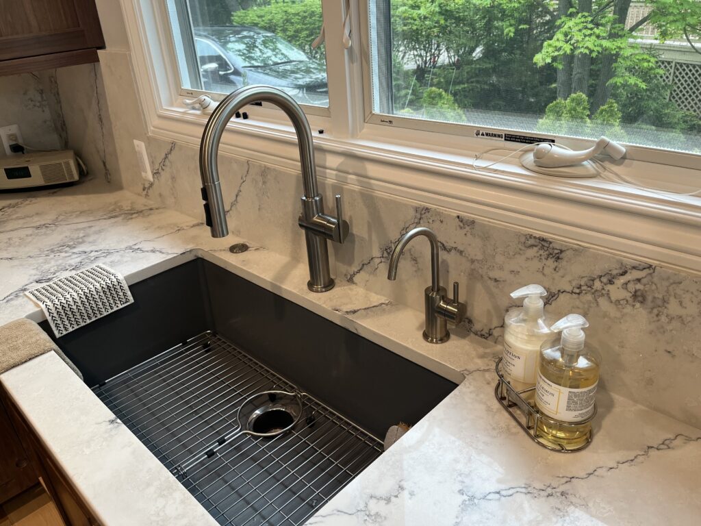 Plymouth kitchen remodel - sink