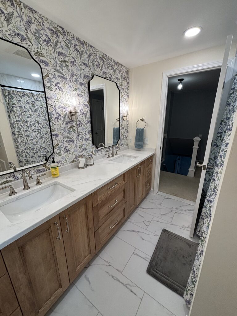 Guest bathroom remodel in Plymouth - Looking brand new!